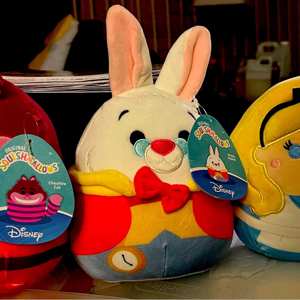 Alice In Wonderland Disney Squishmallow set of 3